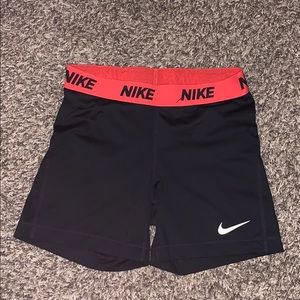 Nike spandex/compression shorts, size M!